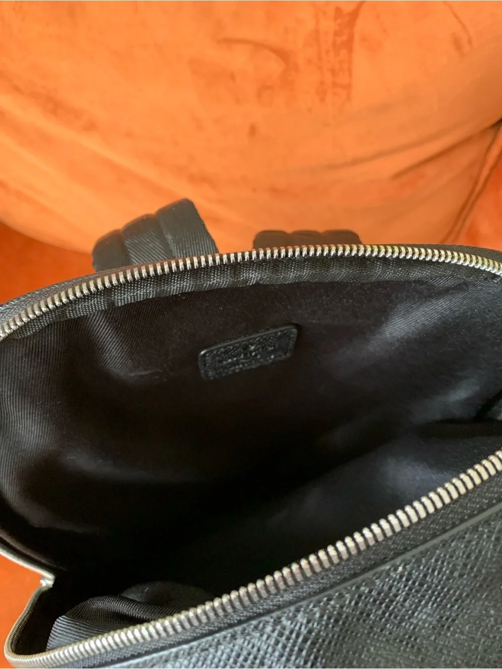 Louis Vuitton Black Men’s Leather Backpack